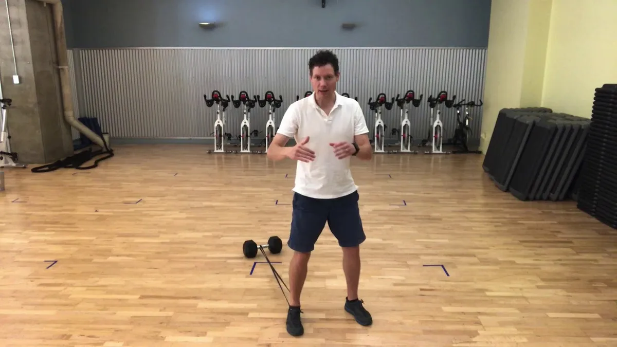 Video thumbnail: Get Rid Of Ankle Pain With Squats