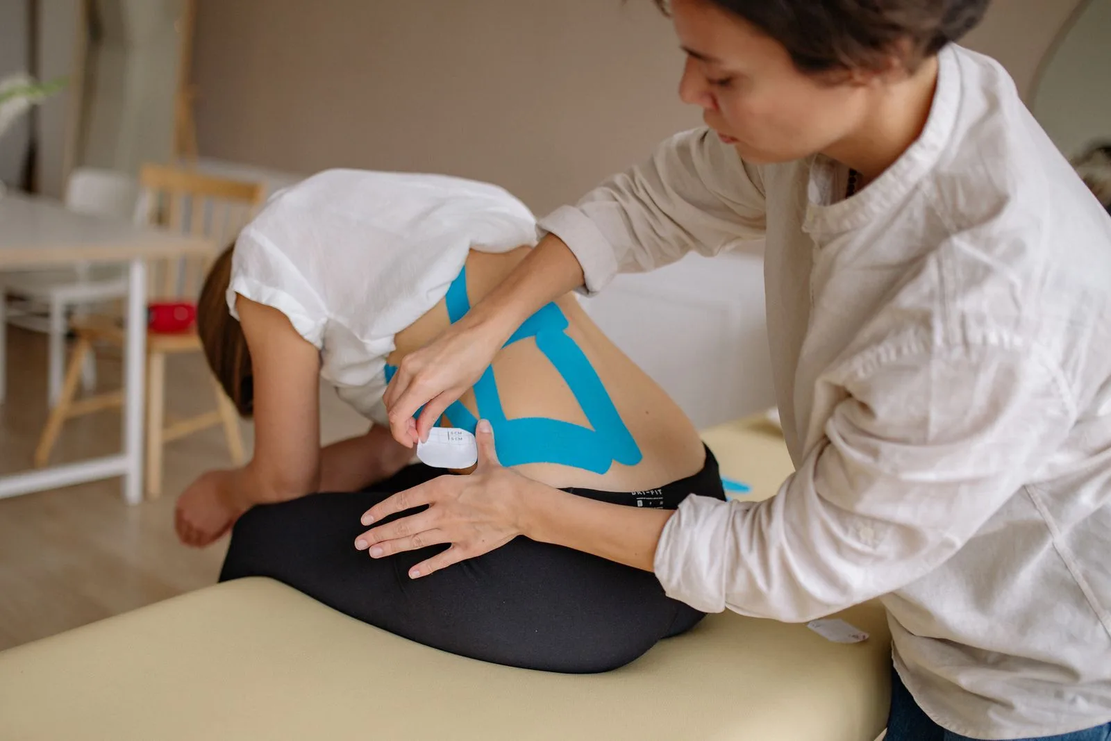 Athlete completing return-to-sport performance testing